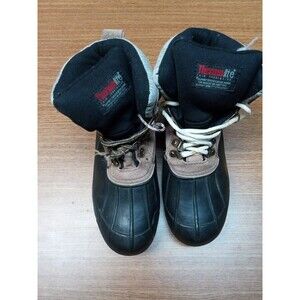 Vintage Thermolite Men’s Size 9 Weather Hiker Boots Outdoor Black/Brown Boots